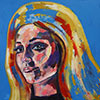 Sharon Tate / Acrílico sobre lienzo / 120 x 120 cm