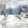 Lluvia y nieve, 30x40, lienzo, acrílico, collage	
