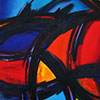 Abstracto #70, 1.00 m x 1.45 m. Acrylic on canvas