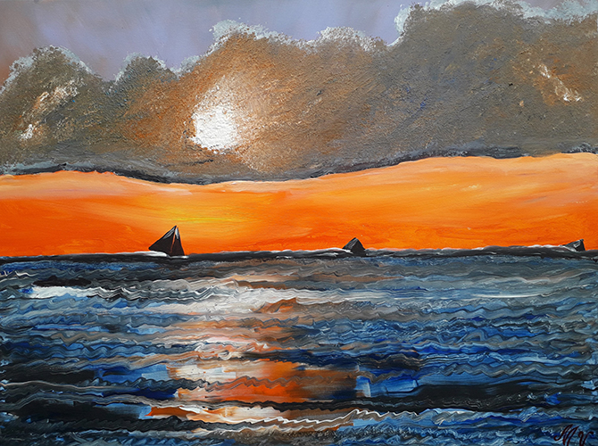 Sea Passion. Acrylic on canvas.80x60 cm.